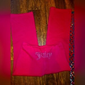 JUICY COUTURE FLEECE PINK PANTS